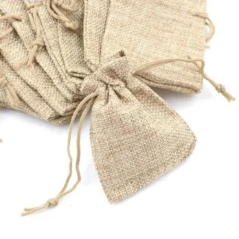 Mini sacs toile de jute