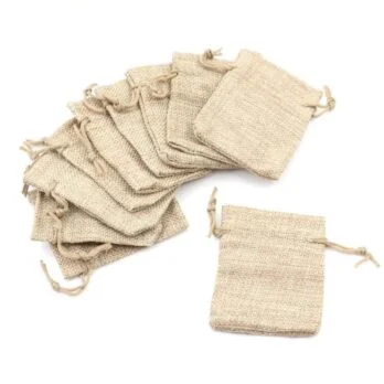 Mini sacs toile de jute