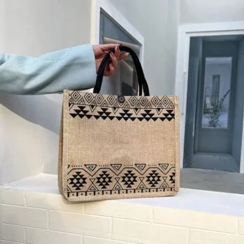 Sac à main en toile de jute