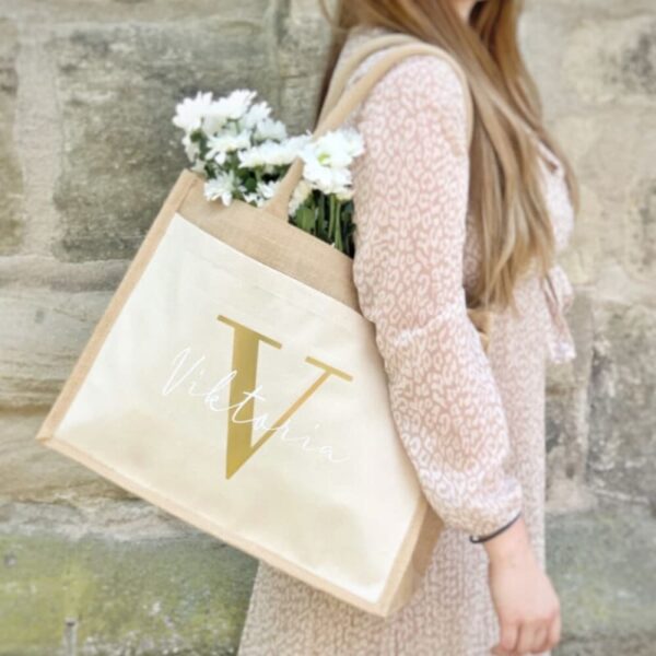 YINYIFANS Sac Toile Personnalisé Fête Des Mères - Cabas Coton Réutilisable