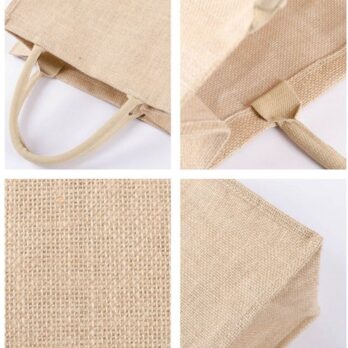 Sac toile de jute fait main