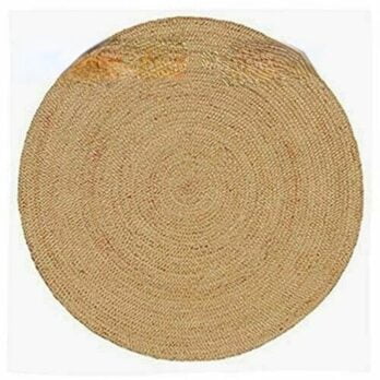 Tapis rond jute chambre