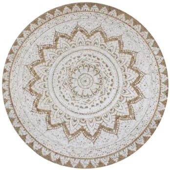 Tapis rond jute pour filles