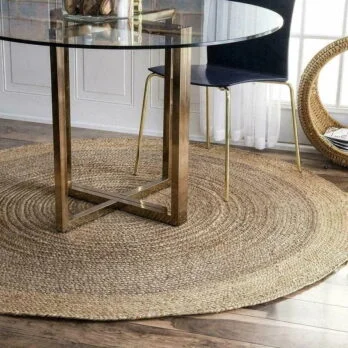 Tapis jute pour salle à manger