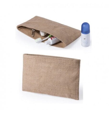 necessaire singla en toile de jute